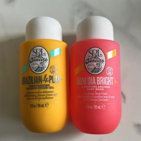 Sol De Janeiro Brazilian 4 Play Moisturizing Shower Cream-Gel & Bom Dia Bright - Picture 2 of 8